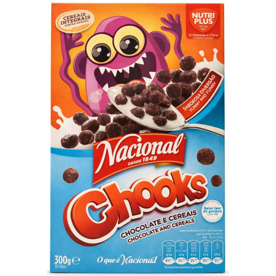 CEREALE CHOCOLAT CHOOKS NACIONAL 300G