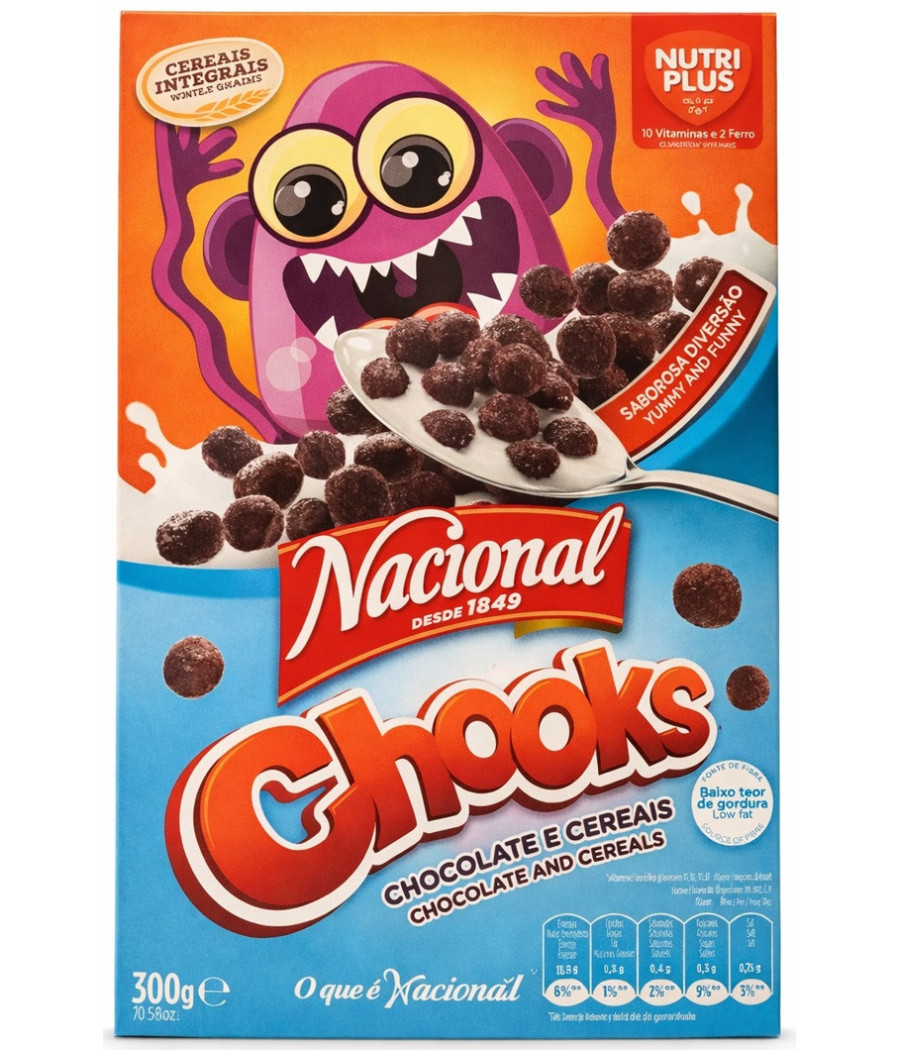 CEREALE CHOCOLAT CHOOKS NACIONAL 300G