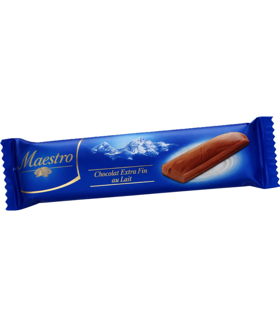 CHOCOLAT EXTRA FIN AU LAIT MAESTRO 21G