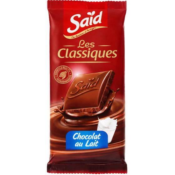 CHOCOLAT AU LAIT SAID  80G