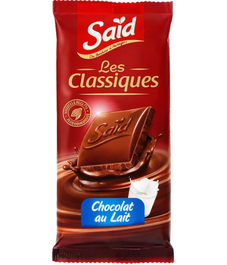 CHOCOLAT AU LAIT SAID  80G