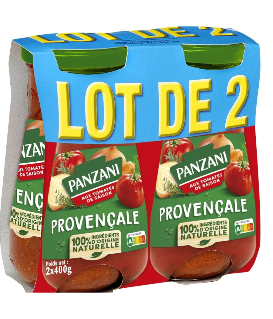 SAUCE A LA PROVENCALE PANZANI 2X400G