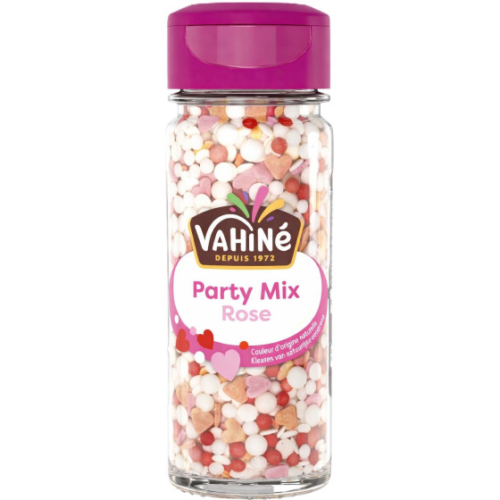DECORATION ALIMENTAIRE PARTY MIX ROSE VAHINE 55G