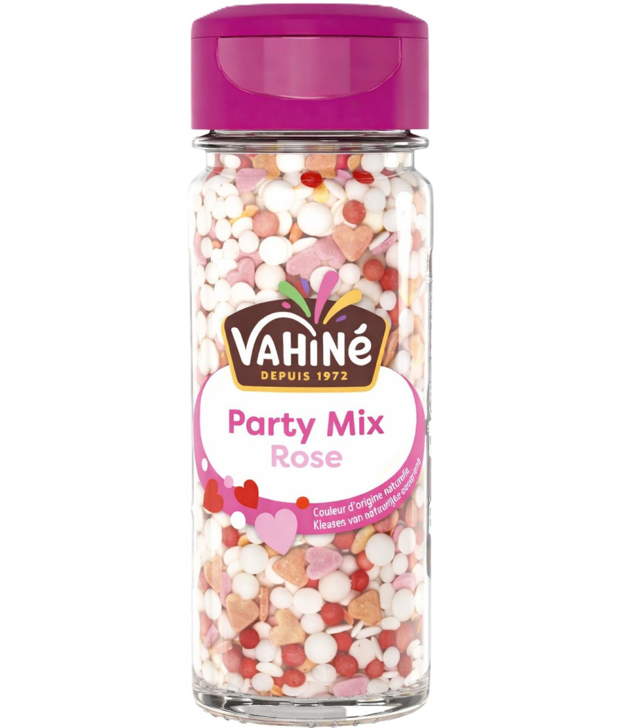 DECORATION ALIMENTAIRE PARTY MIX ROSE VAHINE 55G