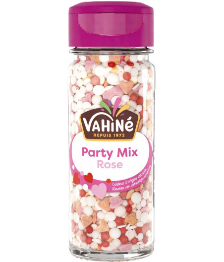 DECORATION ALIMENTAIRE PARTY MIX ROSE VAHINE 55G