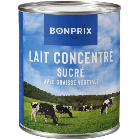 LAIT CONCENTRE AVEC GRAISSES VEGETEALES BON PRIX 397G
