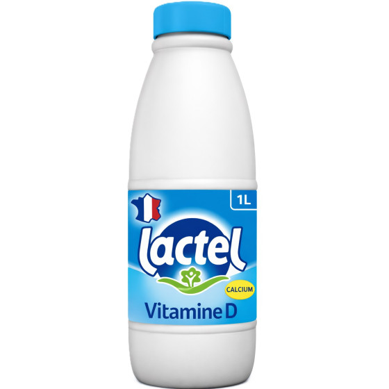 LAIT VITAMINE D LACTEL 1L