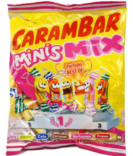 BONBONS MINIS MIX CARAMBAR 220G