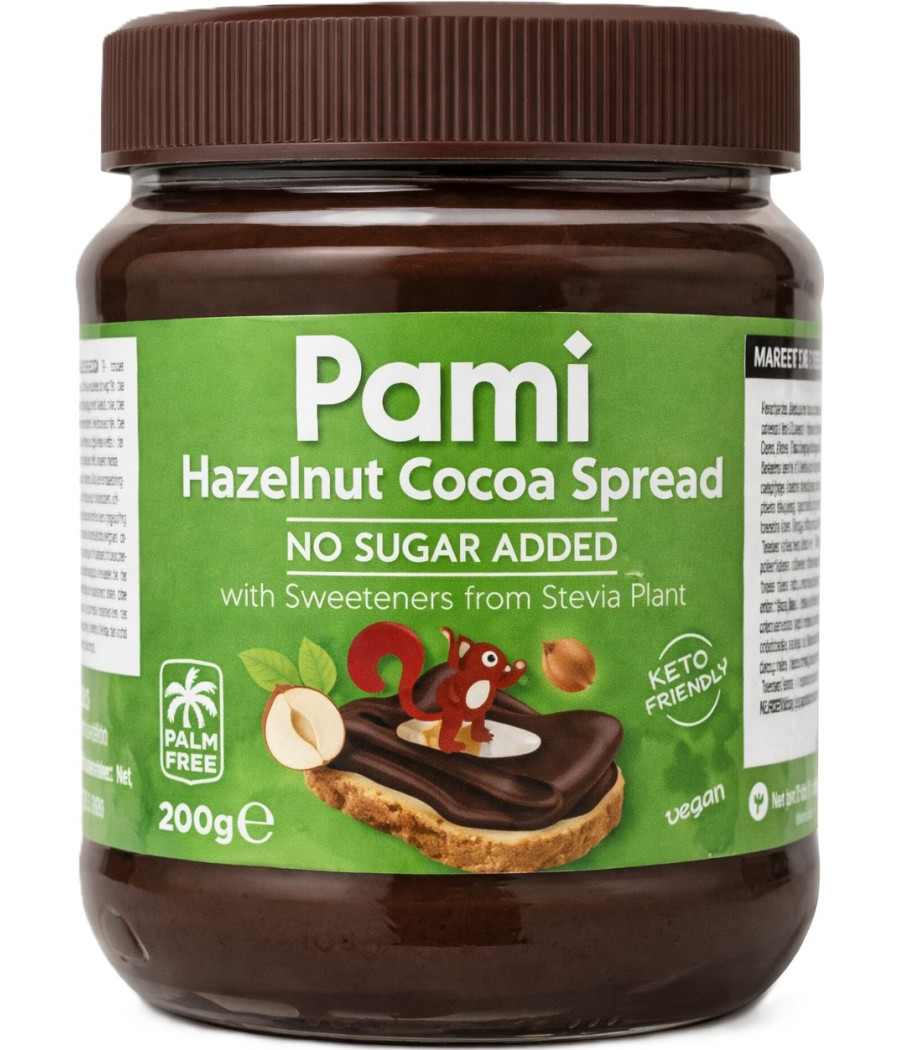PATE A TARTINER CACAO NOISETTES PAMI 200G