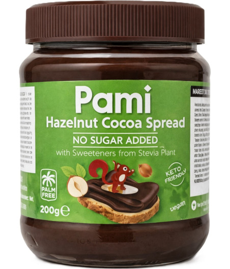 PATE A TARTINER CACAO NOISETTES PAMI 200G