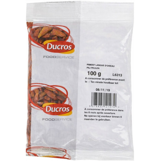 PIMENT LANGUE D'OISEAU DUCROS 100G