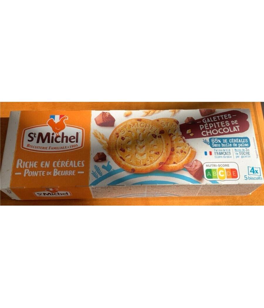 GALETTES PEPITES DE CHOCOLAT ST MICHEL 142G