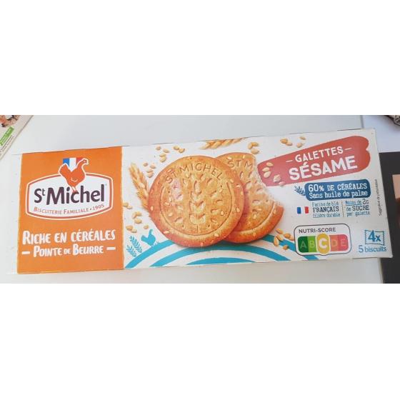 ST MICHEL RICHE EN CEREALES POINTE DE BEURRE - GALETTE SESAME 142 G