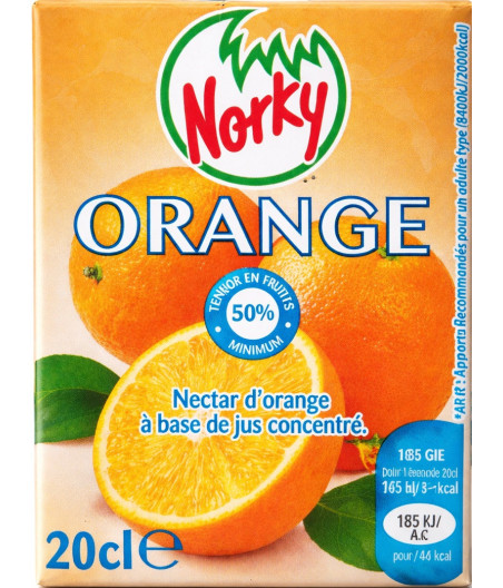 JUS DE FRUITS ORANGE NORKY 20CL