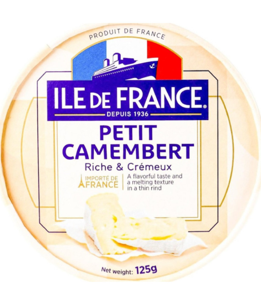 FROMAGE PETIT CAMEMBERT ILE DE FRANCE 125G