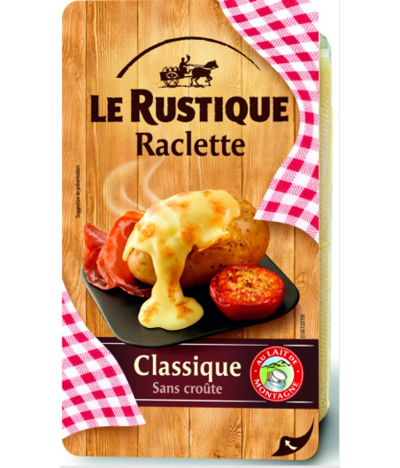 FROMAGE RACLETTES LE RUSTIQUE 350G