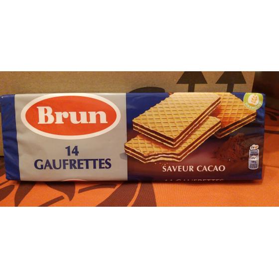14 GAUFRETTES SAVEUR CACAO 146 G ℮