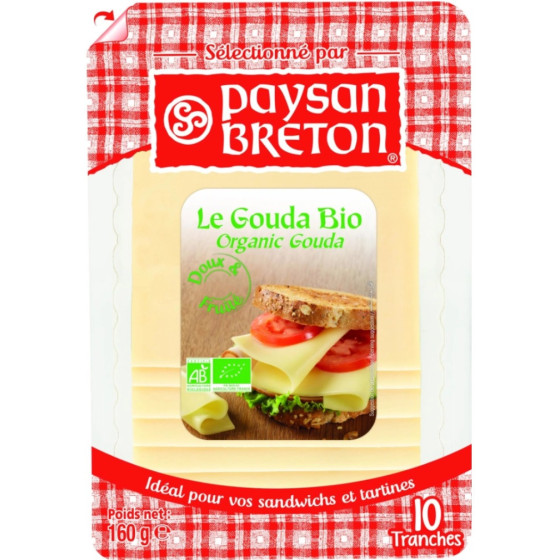 FROMAGE LE GOUDA BIO PAYSANS BRETON 160G