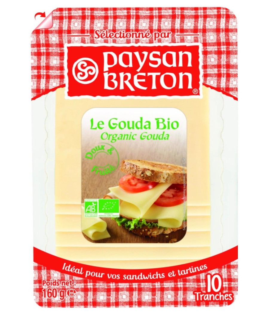 FROMAGE LE GOUDA BIO PAYSANS BRETON 160G