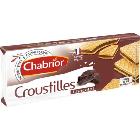 GAUFRETTES CROUSTILLES CHOCOLAT CHABRIOR 150G