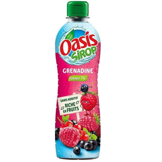 SIROP GRENADINE OASIS 1L
