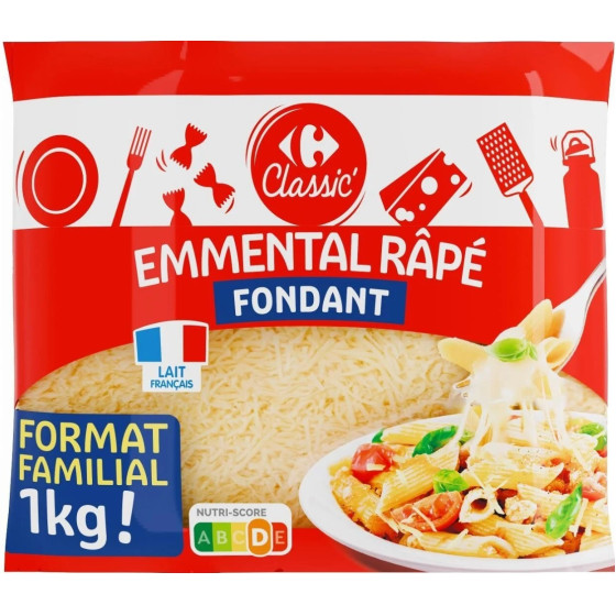 FROMAGE EMMENTAL RAPE CARREFOUR 1KG