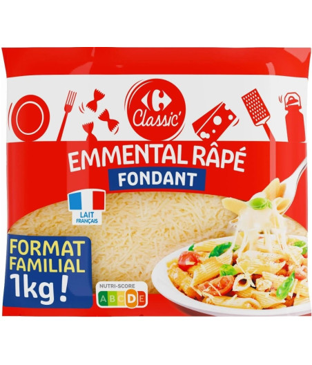 FROMAGE EMMENTAL RAPE CARREFOUR 1KG