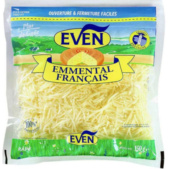 FROMAGE EMMENTAL FRANCAIS RAPE EVEN 150G