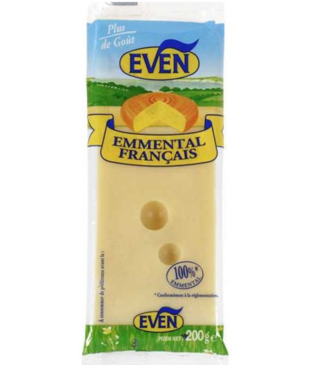 FROMMAGE EMMENTAL FRANCAIS EVEN 200G