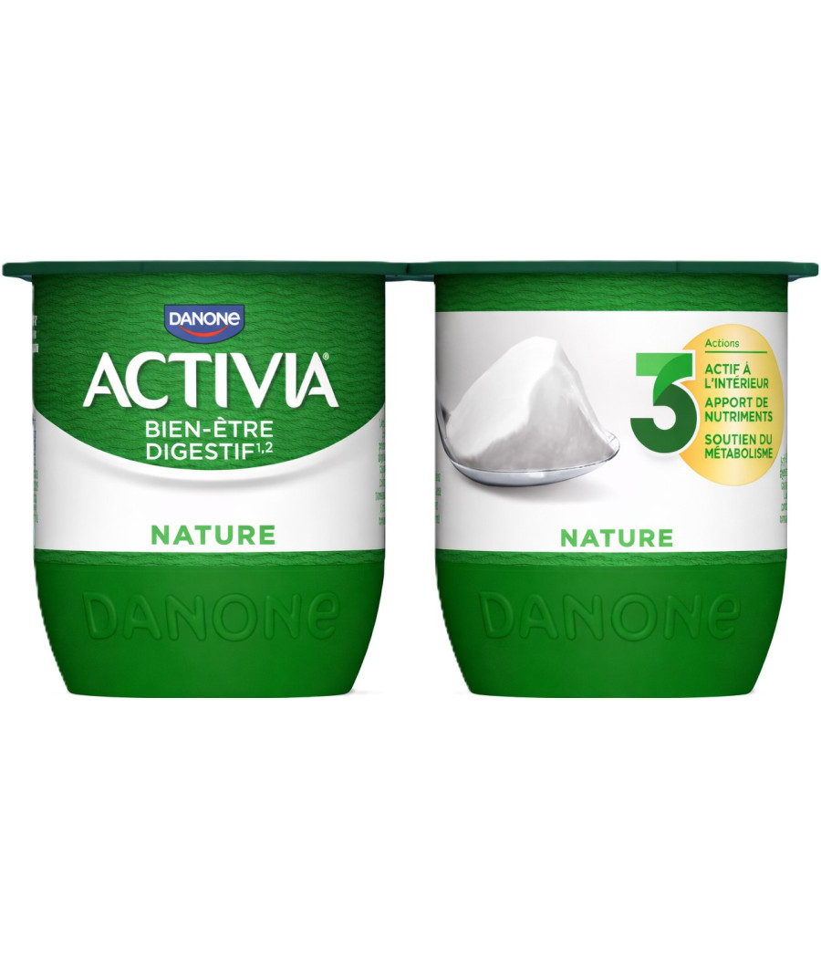 YAOURTS ACTIVIA NATURE DANONE 4X125G