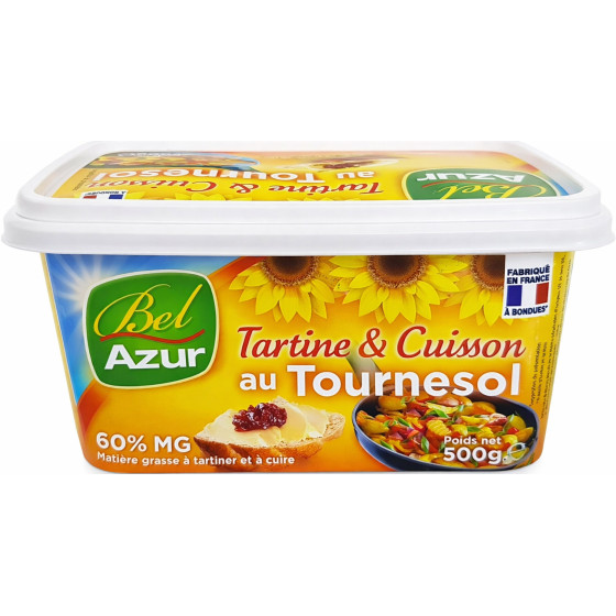 MARGARINE AU TOURNESOL BELAZUR 500G