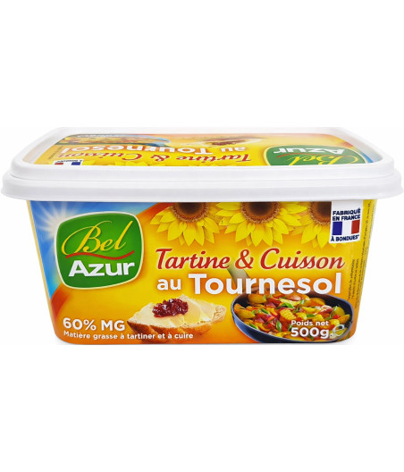 MARGARINE AU TOURNESOL BELAZUR 500G