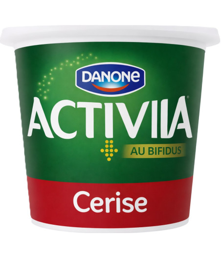 YAOURT AU BIFIDUS ACTIVIA SAVEURS CERISE DANONE