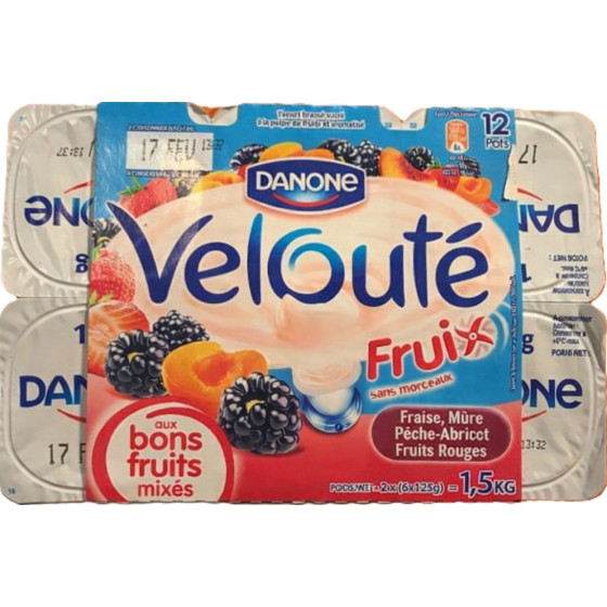 YAOURTS VELOUTE FRUIX DANONE 1.5KG