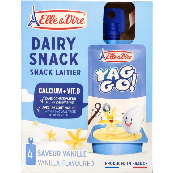 YAOURT A BOIRE YAG GO VANILLE ELLE & VIRE 360G