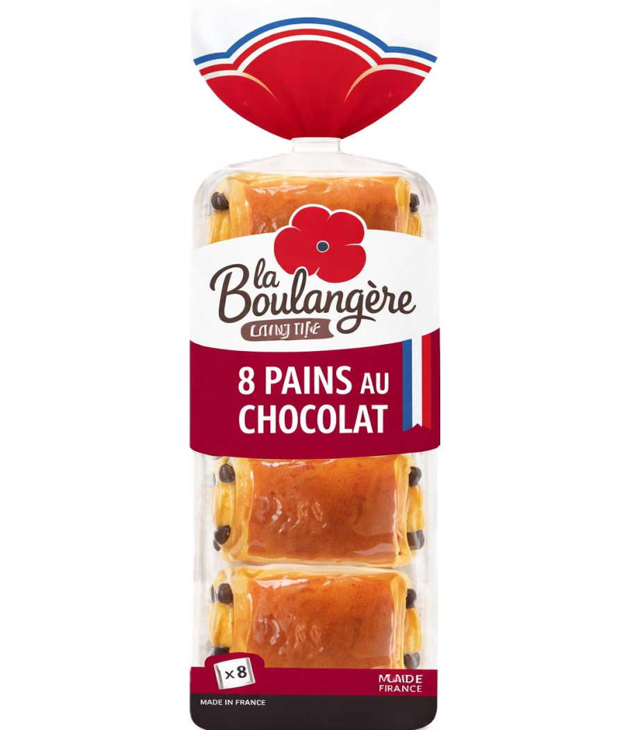 PAINS AU CHOCOLAT LA BOULANGERE X8 360G