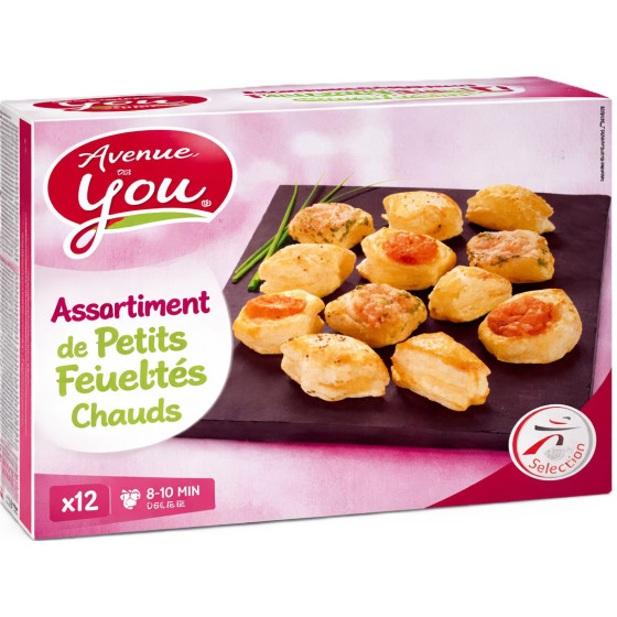 40 MINI-FEUILLETES APERITIFS CLAUDE LEGER 350G