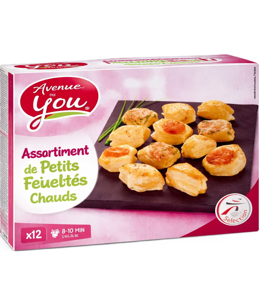 40 MINI-FEUILLETES APERITIFS CLAUDE LEGER 350G