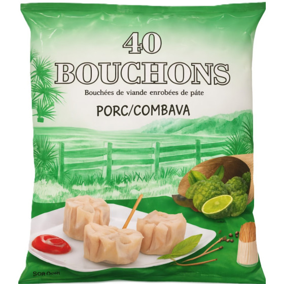 BOUCHONS PORC COMBAVA 40PIECES