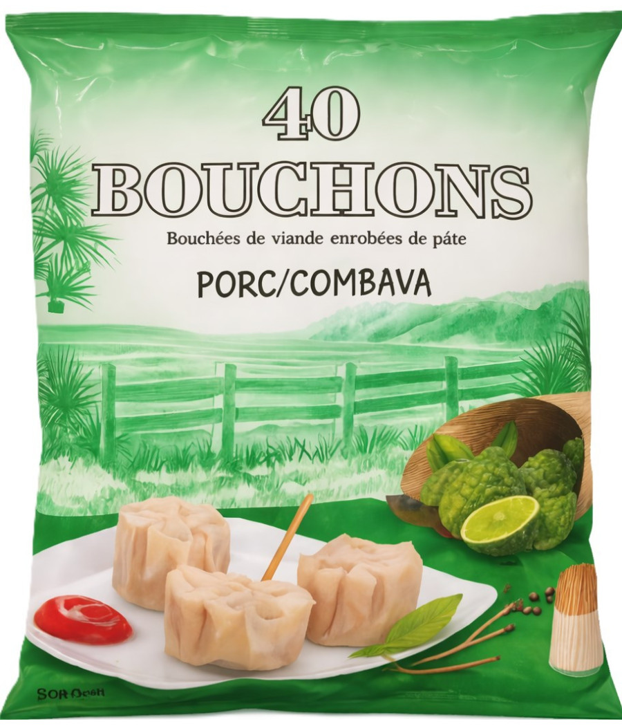 BOUCHONS PORC COMBAVA 40PIECES