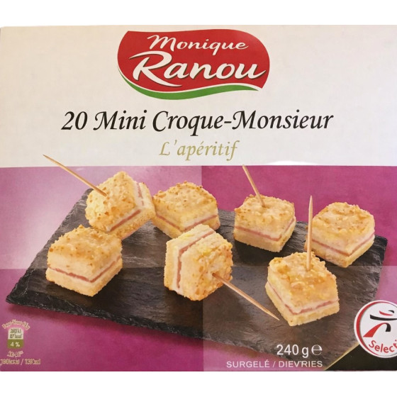 MINI CROQUE-MONSIEUR MONIQUE RANOU 240G