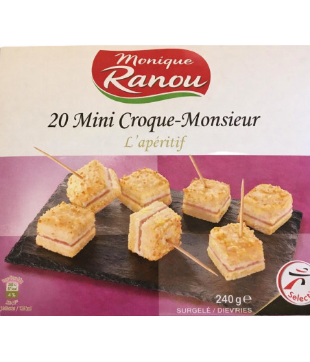 MINI CROQUE-MONSIEUR MONIQUE RANOU 240G