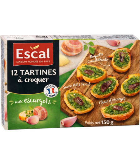 CANAPES AUX ESCARGOTS ESCALE 150G