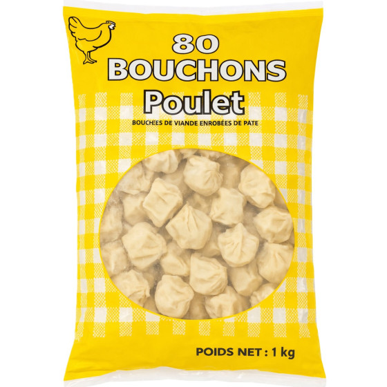 80 BOUCHONS POULET 1KG