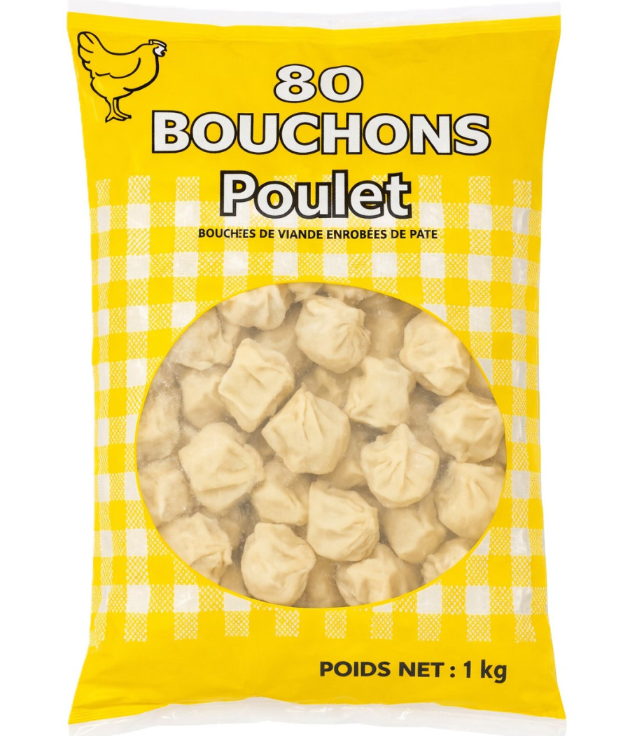 80 BOUCHONS POULET 1KG