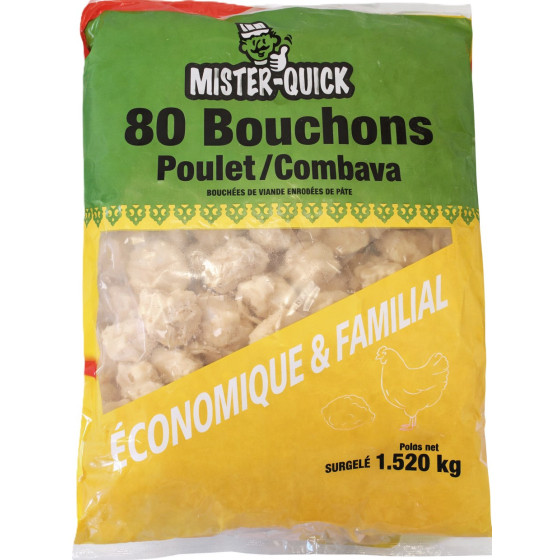 BOUCHONS POULET COMBAVA MISTER-QUICK 1,520G