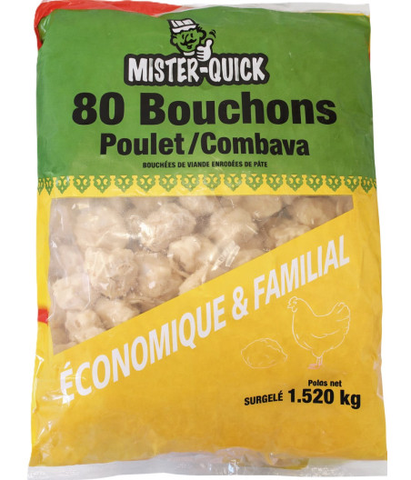 BOUCHONS POULET COMBAVA MISTER-QUICK 1,520G
