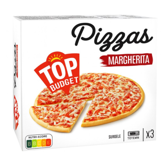 PIZZA MARGHERITA TOP BUDGET 900G