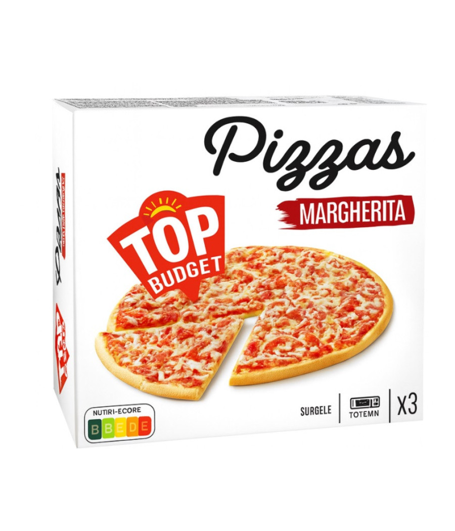 PIZZA MARGHERITA TOP BUDGET 900G