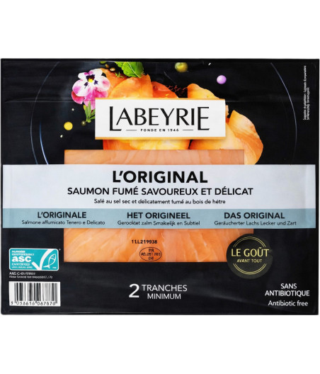 SAUMON FUME NORVEGE LABEYRIE 75G